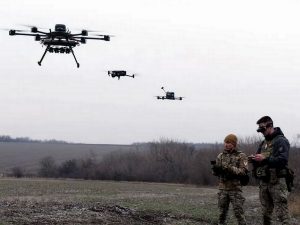 рой БПЛА атаковал