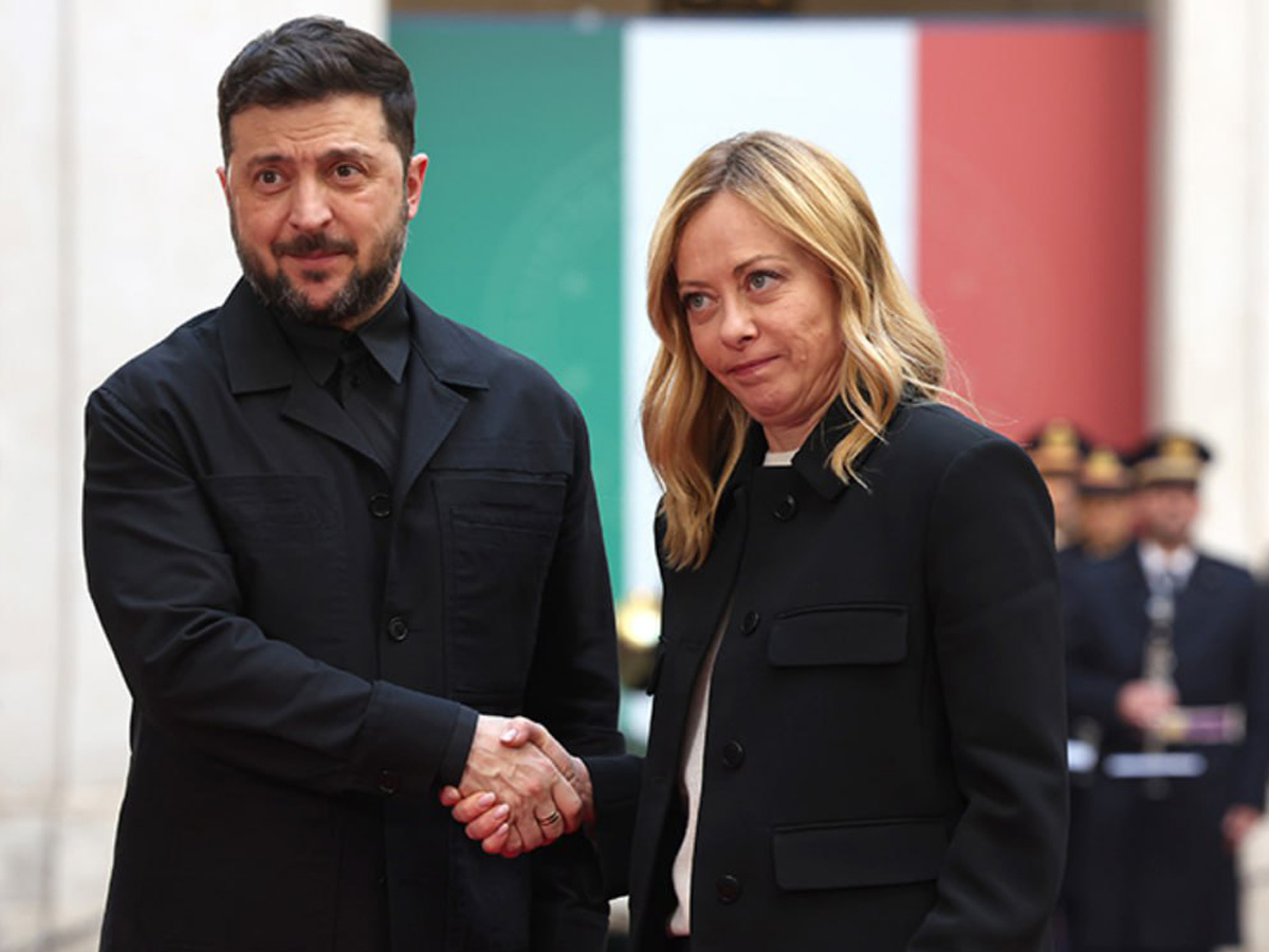 Премьер Италии и Зеленский