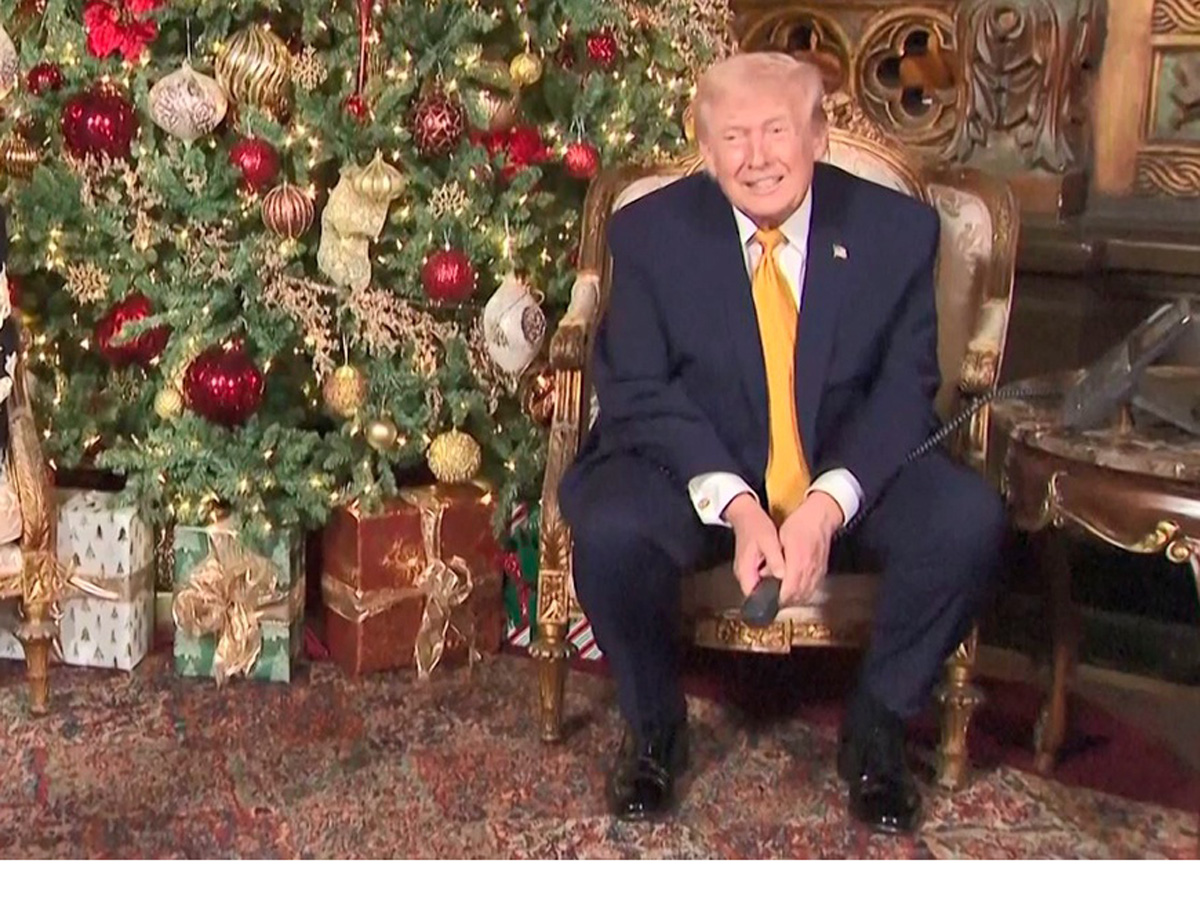 Трамп на Рождество 2025