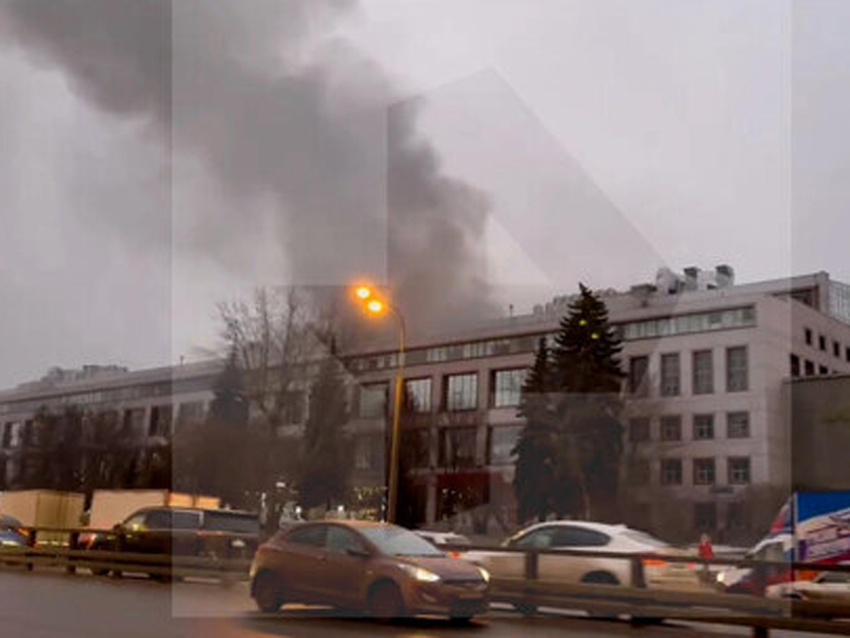 пожар в БЦ «Варшавская плаза»