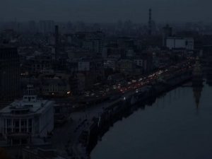 Киев пустеет из-за блэкаута