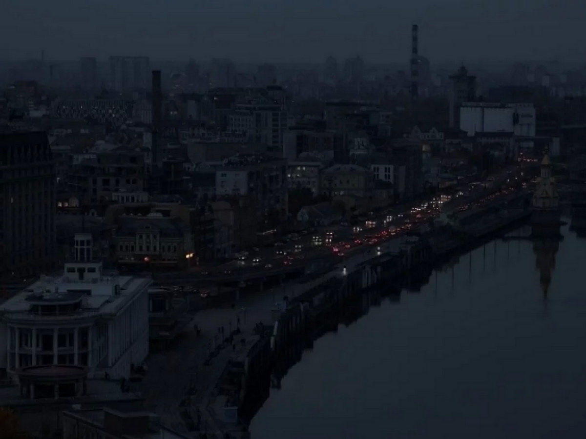 Киев пустеет из-за блэкаута