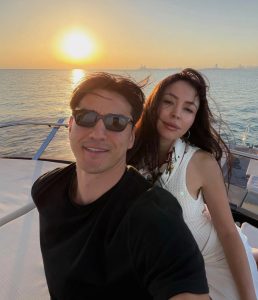 Нурлан Сабуров с женой