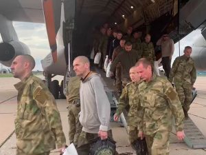 освобожденные из плена российские военные