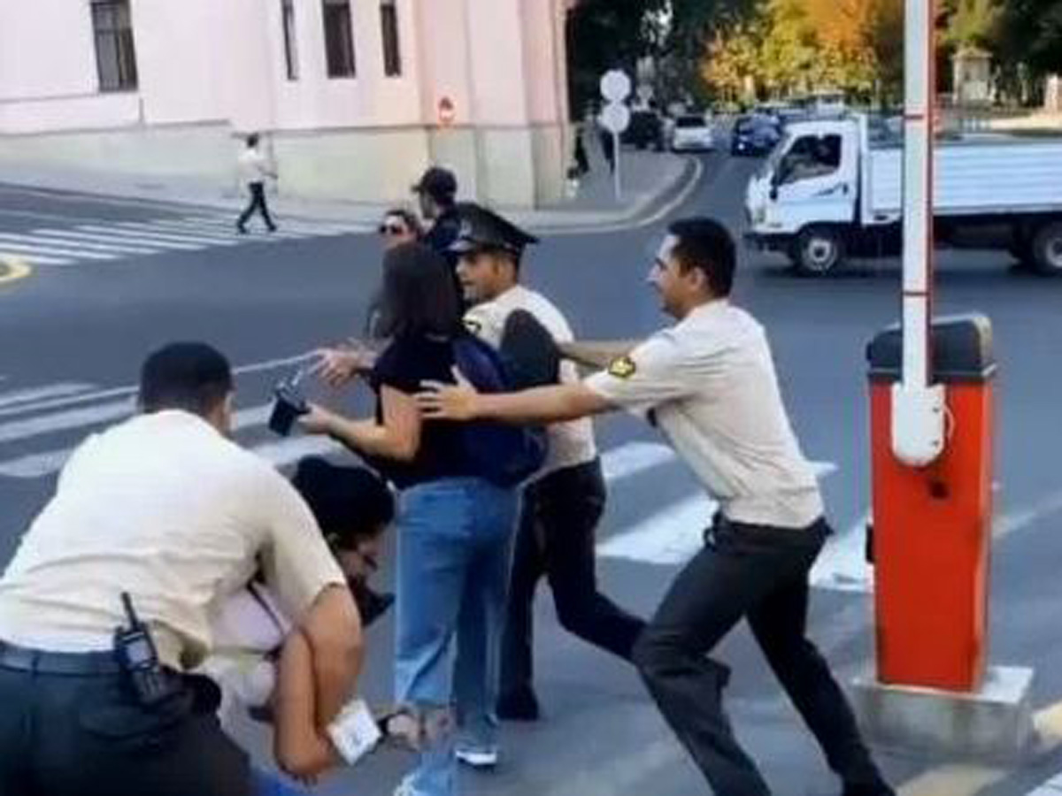 Охрана Алиева в США применила силу к протестующим