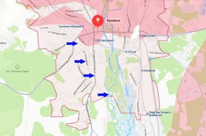 Карта Купянска