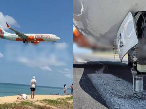 Жесткая посадка самолета в Пхукете попала на видео: аэропорт заблокирован