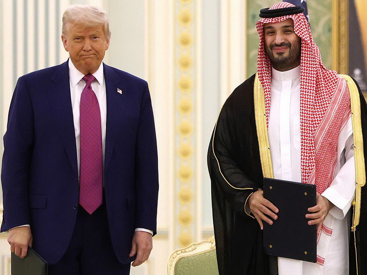 Трамп и принц Саудовской Аравии