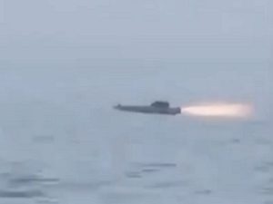 Иран показал уничтожение ракетой корабля ВМС США