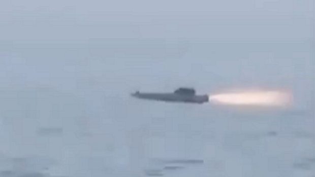 Иран показал уничтожение ракетой корабля ВМС США