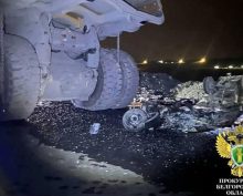 В Белгородской области при наезде самосвала на УАЗ погибли пять человек