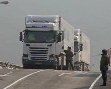 Дальнобойщики на границе с Ираном
