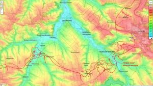карта боевых действий