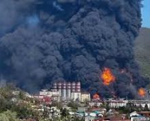 Пожар на НПЗ в Туапсе