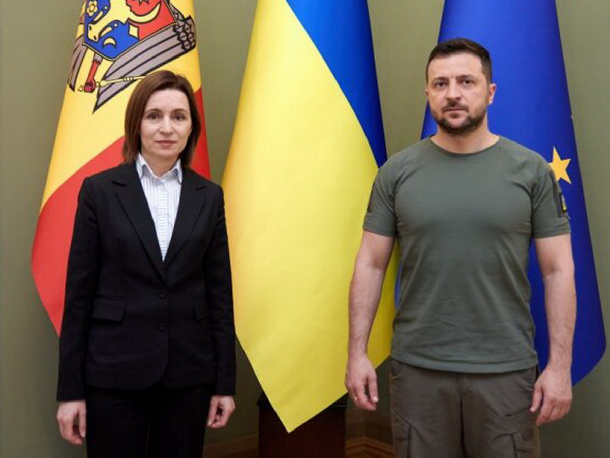 Зеленский и Санду