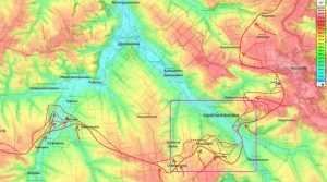 карта боевых действий