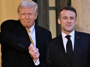 Трамп и Макрон