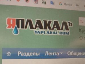 ЯПлакаль