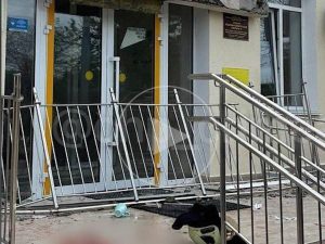 школе №5 в Севастополе  обрушился балкон