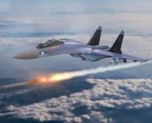 Су-35 сбил F-16