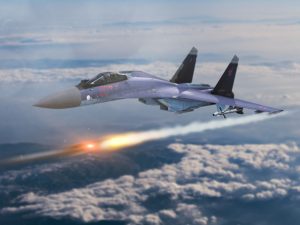 Су-35 сбил F-16