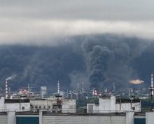 Пожар на НПЗ в Капотне