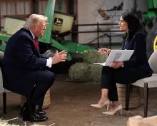 Трамп назвал журналистку тупой