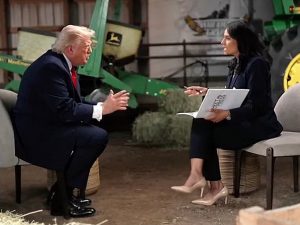 Трамп назвал журналистку тупой