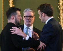 Зеленский Макрон Стармер