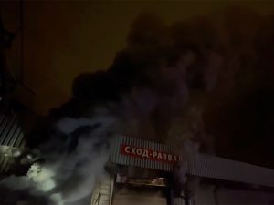 Пожар в Москве