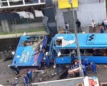В крупном ДТП с автобусом в Москве пострадали 25 человек
