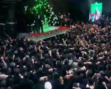 начались похороны хаменеи
