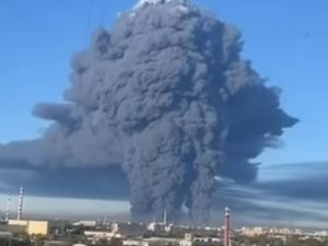 Пожар в Электростали
