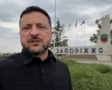 Зеленский в Запорожье