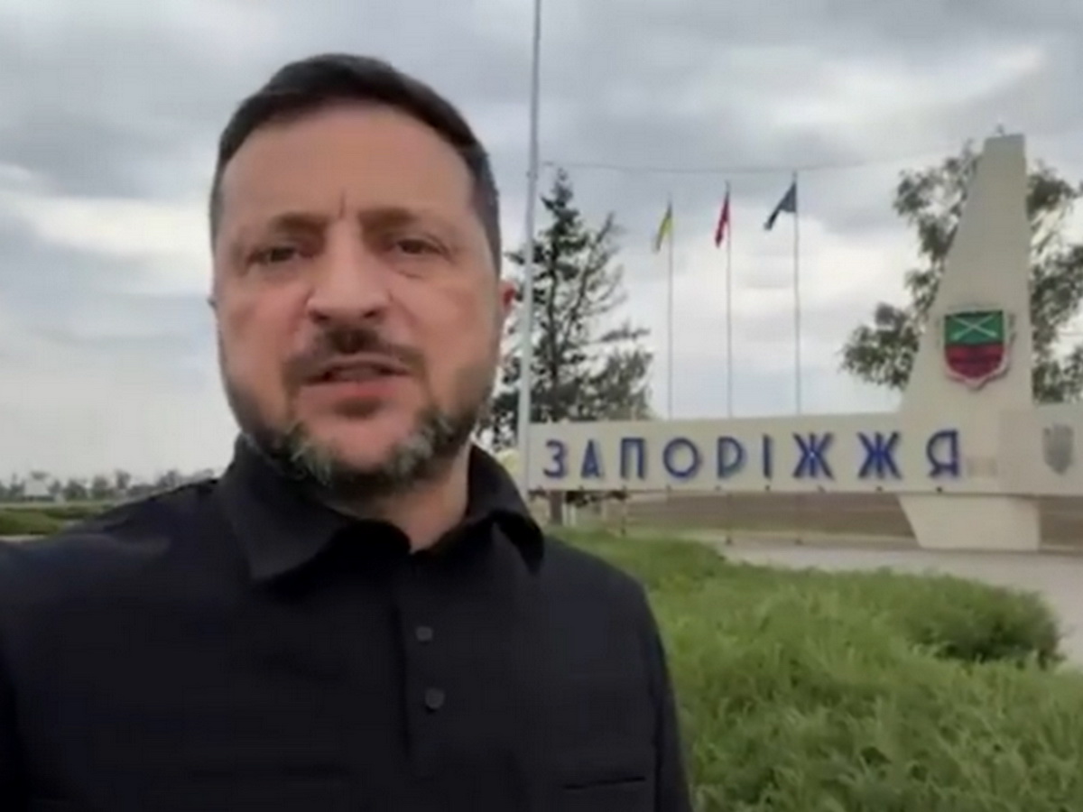 Зеленский в Запорожье
