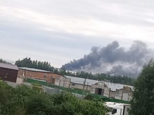 атака БПЛА на склад Wildberries под Владимиром