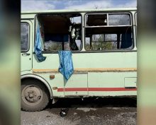 автобус атакован ВСУ