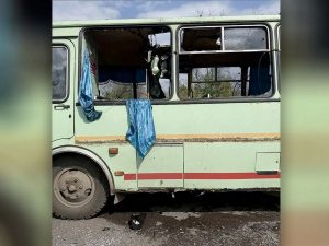 автобус атакован ВСУ