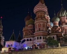 Пожар в Храме Василия Блаженного в Москве