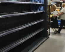 Пустые полки на Украине
