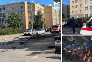В Петербурге взорвали автомобиль подполковника ВКС и ПВО: военный погиб, жена в реанимации