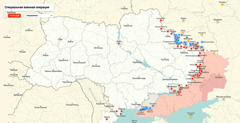 Карта Украина