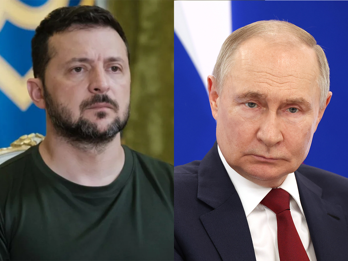 Зеленский Путин