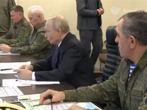 Путин на учениях